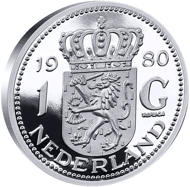 Replica laatste 1 Gulden Juliana